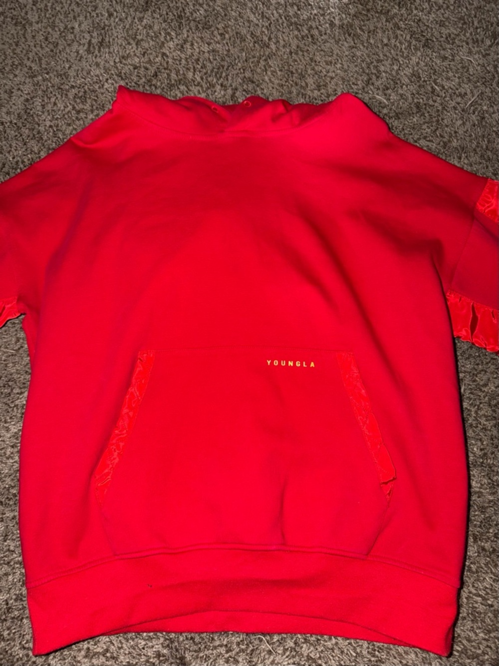 YOUNGLA Red Hoodie
